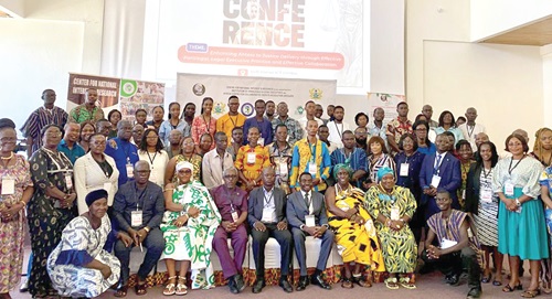 Participants in the paralegal conference
