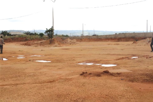 Portion of some encroached lands used for sand winning visited by REGSEC Portion of some encroached lands used for sand winning visited by REGSEC