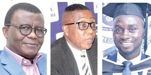 Prof. Baffour Agyeman-Duah, Dr John K. Kwakye,  Gilbert Arhin Aidoo