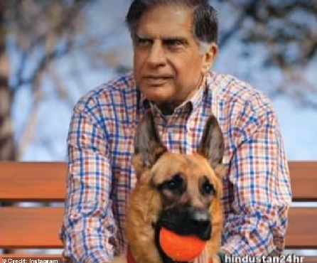 Mr Tata specified that provisions should be put in place to provide 'unlimited care' for his beloved pet, who was by his side when he died
