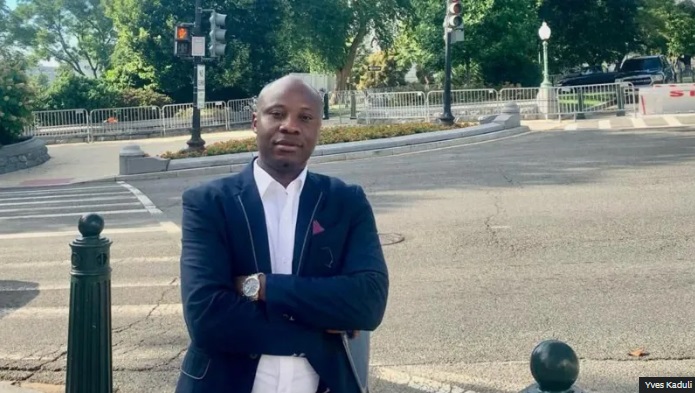 Yves Kaduli Dr Yves Kaduli, a 38-year-old asylum seeker from the Democratic Republic of Congo, stands in front of the Capitol Building with his arms folded in a suit jacket Yves Kaduli Yves Kaduli, a Congolese doctor, says he fled his country after being kidnapped and tortured