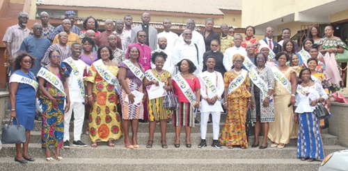  Some of the award winners with other Anglican bishops and participants. Picture: ERNEST KODZI