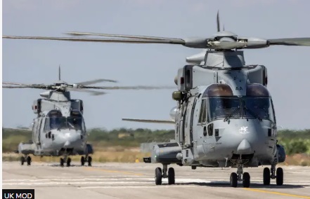Royal Navy service member dies after helicopter ditches in English Channel
