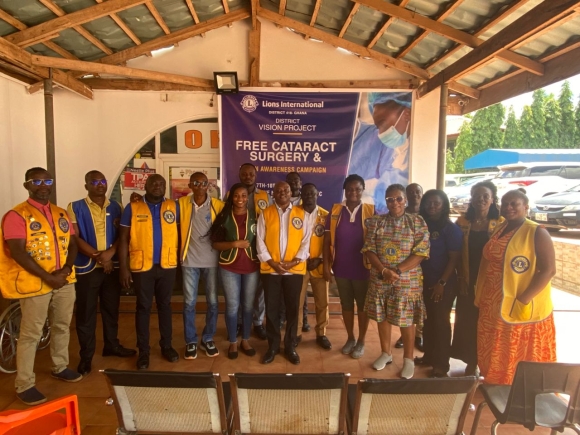 Lions International District 418 offers free cataract surgeries for 100 underprivileged patients