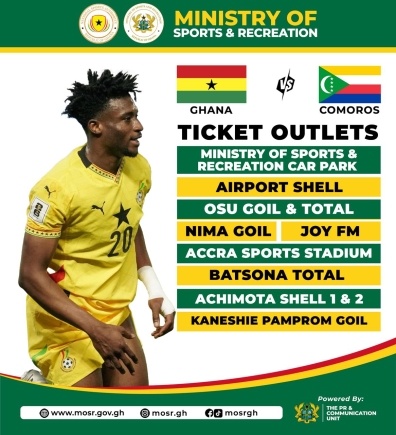 Black Stars' World Cup decider: Full lowdown on parking, tickets and 6pm seating rule