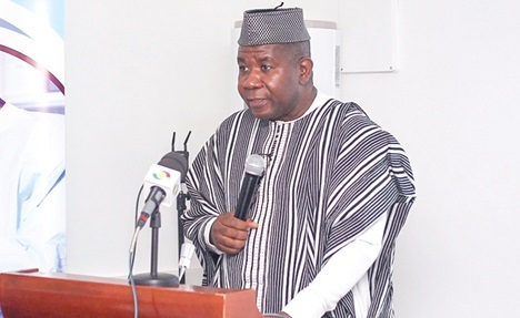File photo: Edmond Moukala, UNESCO Representative to Ghana, speaking at an event