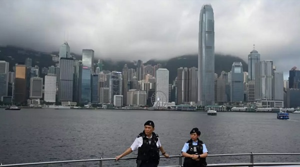 Hong Kong enacted a tougher national security law in March 2024, the second legislation of its kind following the one imposed by Beijing in mid-2020 after quashing protests © Peter PARKS / AFP/File