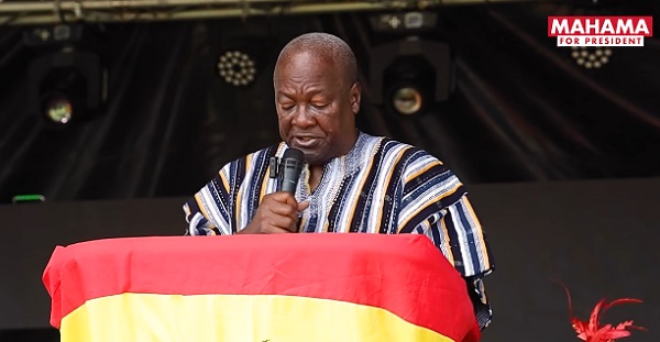 Presidential candidate of NDC, former President John Dramani Mahama