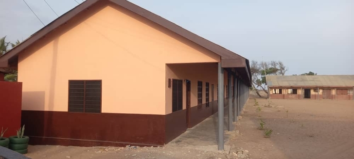 90-year-old dilapidated classroom block renovated at Dzita through self-help