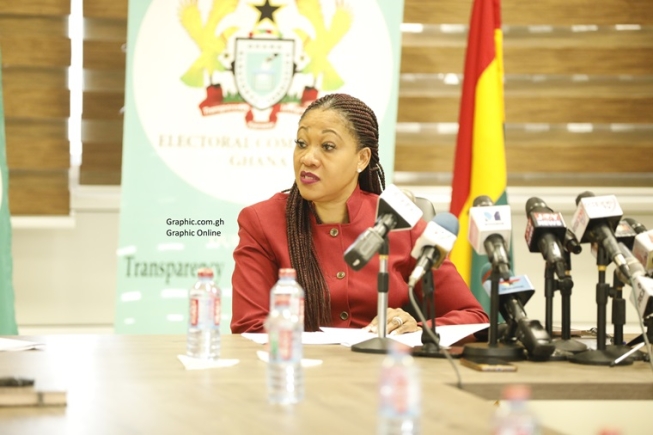 Mrs Jean Mensa - Chairperson of the Electoral Commission