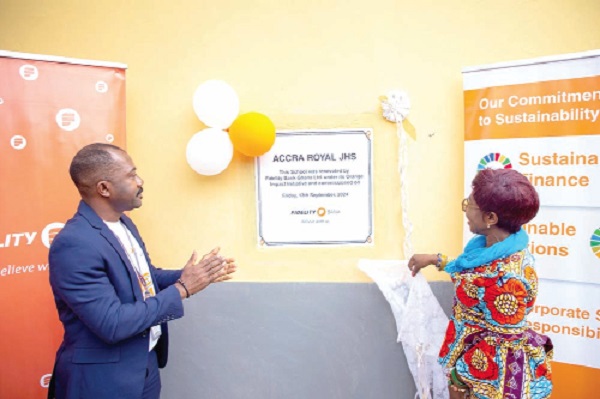 Fidelity Bank undertakes CSR project in Accra