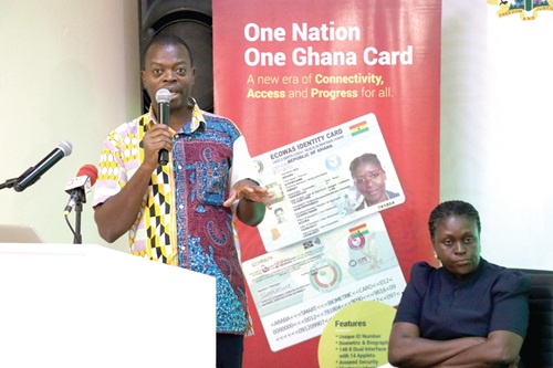 Alfred Gazari, Deputy Director in-charge of Operations, NHIA, addressing the participants