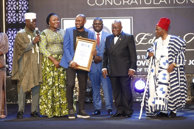Edward Adeti wins Journalist of the Year