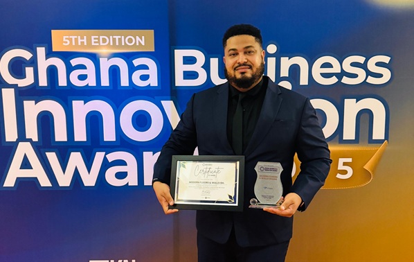 Modern Floors and Walls wins at 2025 Ghana Business and Innovation Awards