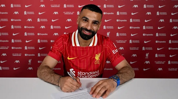 Salah joined Liverpool from Roma in 2017
