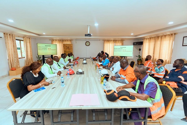 GOIL CEO tours Tema Lubes Oil Company