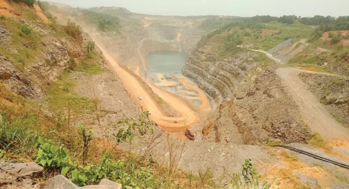 Damang Mining pit