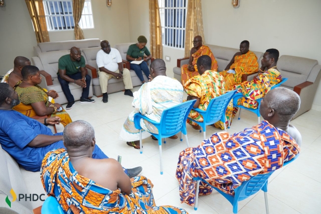 Dr Toni Aubynn assures Jomoro Chiefs of government's commitment to Petroleum Hub vision