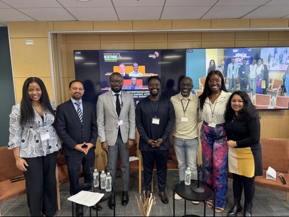 Blossom Academy Founder calls for shift from aid to agency at Tufts University conference