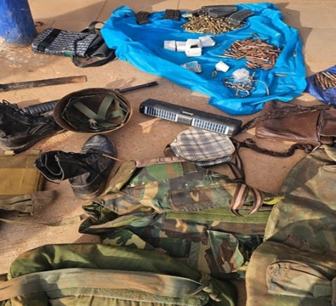 Binduri: G3, M16, AK-47 rifles, ammo seized from gunman after Easter Monday shooting, suspect handed over to police