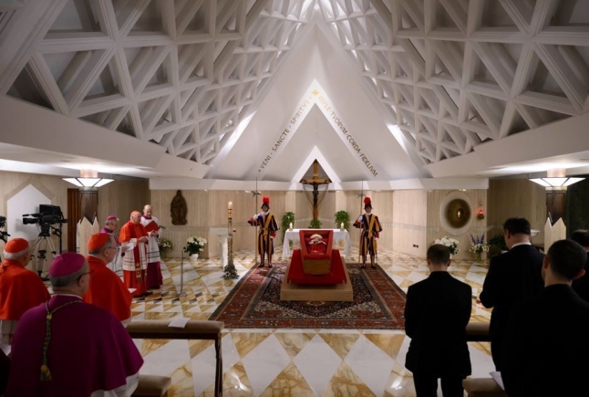 Vatican releases pictures of Pope Francis in open casket, confirms funeral will be on Saturday