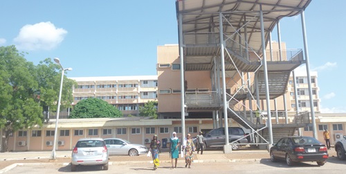 Front view of the Tamale Teaching Hospital