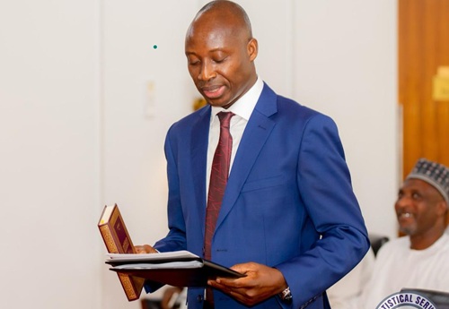 President Mahama swears in Dr Alhassan Iddrisu as Government Statistician