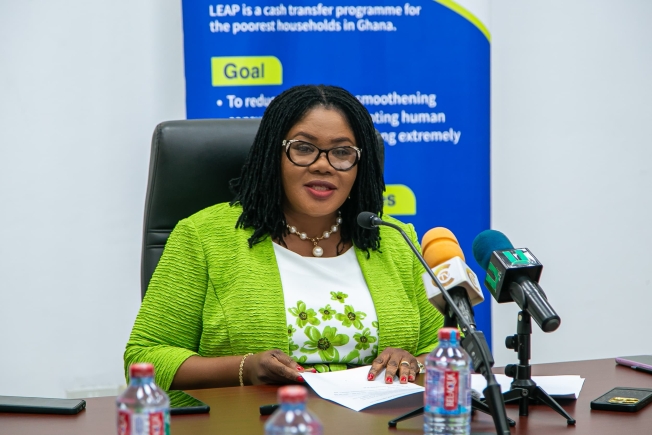 The Minister of Gender, Children and Social Protection, Dr Agnes Naa Momo Lartey