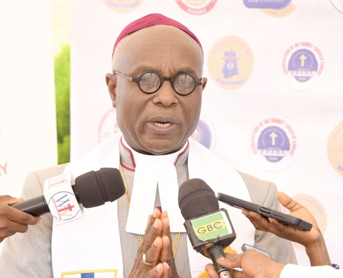 Most Rev. Prof. Johnson Kwabena  Asamoah-Gyadu — Presiding Bishop of the Methodist Church Ghana