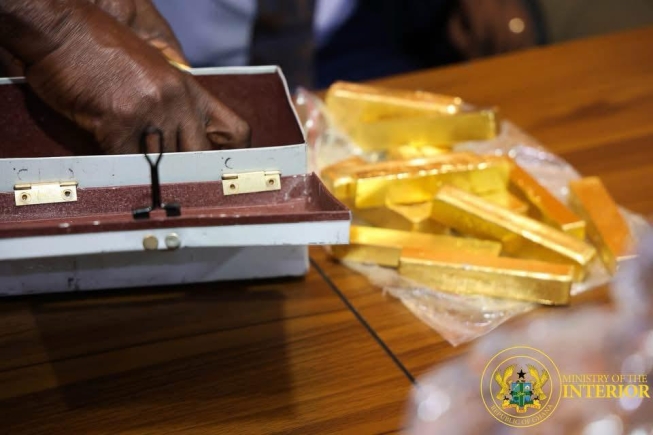 NACOC seizes $1.7m in smuggled gold, hands bars over to GoldBod