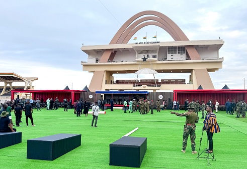 Preparations are underway for the state funeral of the helicopter crash victims. Pictures: ELVIS NII NOI DOWUONA
