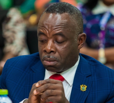 Dr Evans Aggrey-Darkoh, Head of Civil Service, answering questions before the Public Accounts Committee of Parliament. Picture: ELVIS NII NOI DOWUONA 