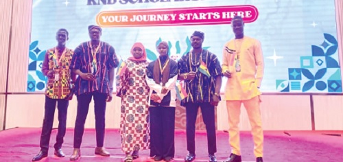 Some of the awardees at the induction ceremony in Indonesia