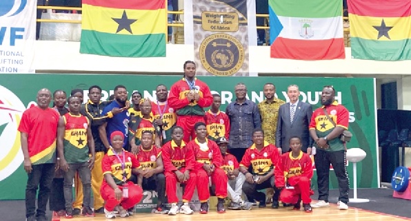 Ghana finishes second, grabs 13 medals at African Junior and Youth Weightlifting Championships