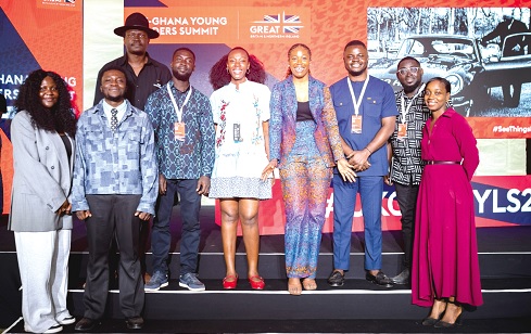 A section of youngsters at the UK-Ghana Youth Summit in Accra