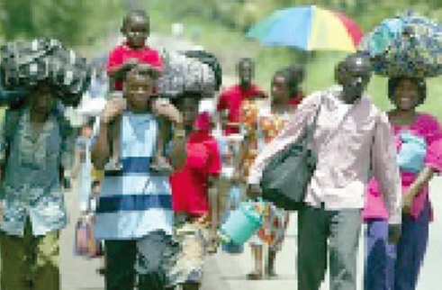 Some Ivorian refugees moving into Ghana