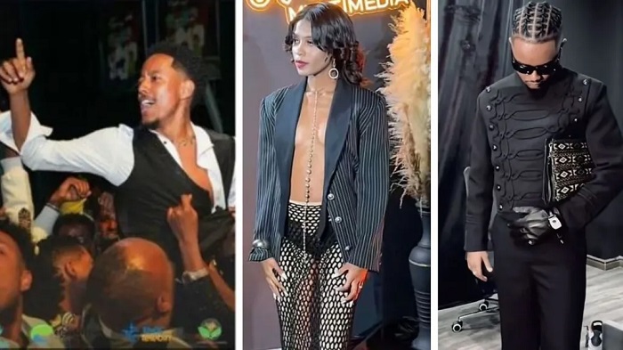 Adonay Berhane (L), Wongelawit Gebre Endrias (C) and Yohannes Mekonnen (R) were arrested because of their clothing