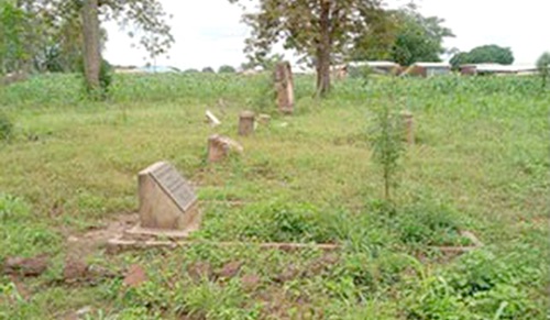 The German Cemetery which is being encroached upon by developers The German Cemetery which is being encroached upon by developers