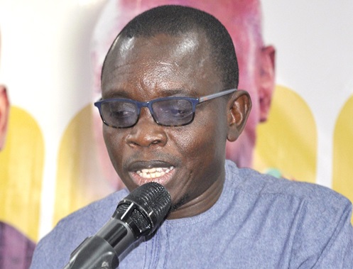  Professor Ben Q. Honyenuga, Vice-Chancellor of HTU, addressing the fresh graduates