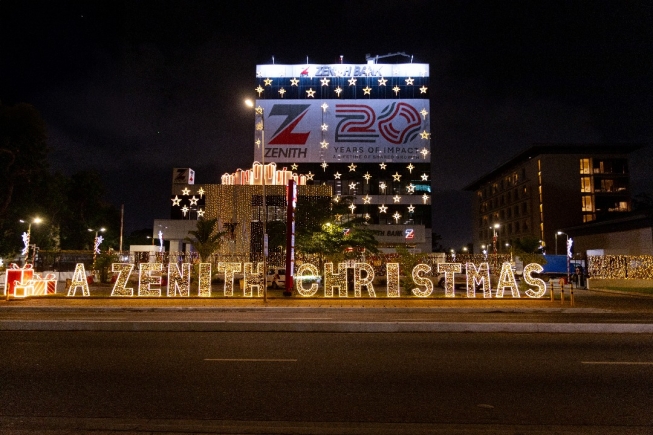 Zenith Bank lights up Accra with festive glow