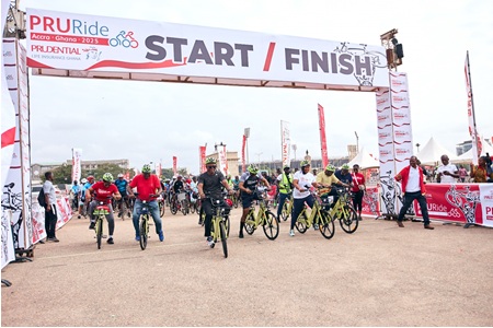PruRide Accra champions health, youth empowerment, and sustainability through cycling