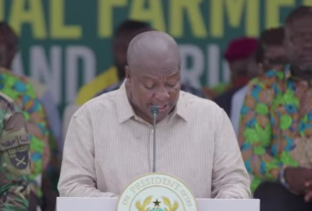 ‘Agriculture isn’t only for village folks’ — President Mahama pushes professionals to take up farming