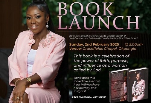Wilhemina Forson launches new book ‘An Influential Lady Called’ by God on Sunday