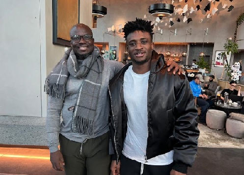 Stephen Appaih (left) has held discussions with Mohammed Kudus