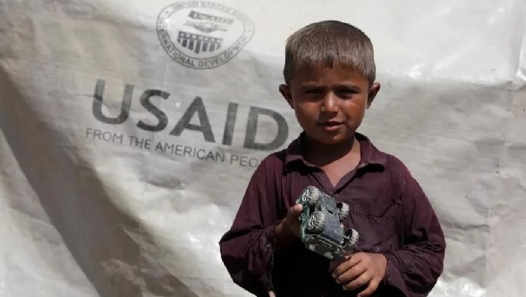 Seven-year-old Sajad - whose family were displaced after flooding in Pakistan - is among the millions who have been helped by USAID