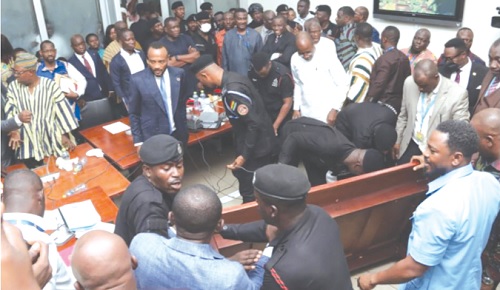 Disturbances in Parliament on Thursday, January 30, 2025