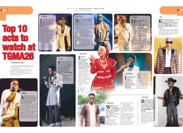 Top 10 acts to watch at TGMA26