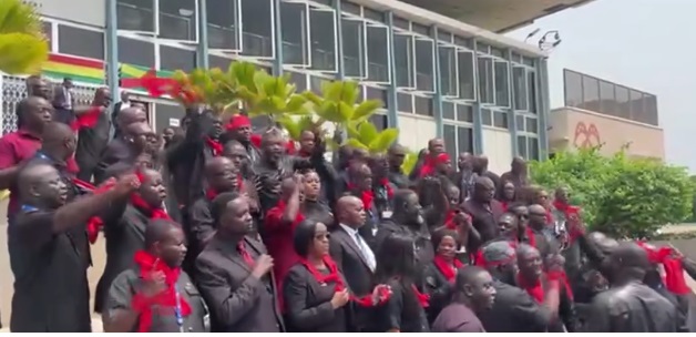 Minority MPs protest speaker Bagbin’s suspension of four lawmakers