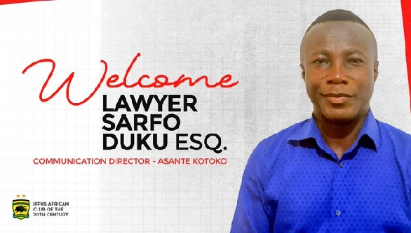 Asante Kotoko names Sarfo Duku as new Communications Director