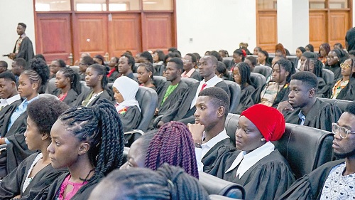 The students during the event The students during the event
